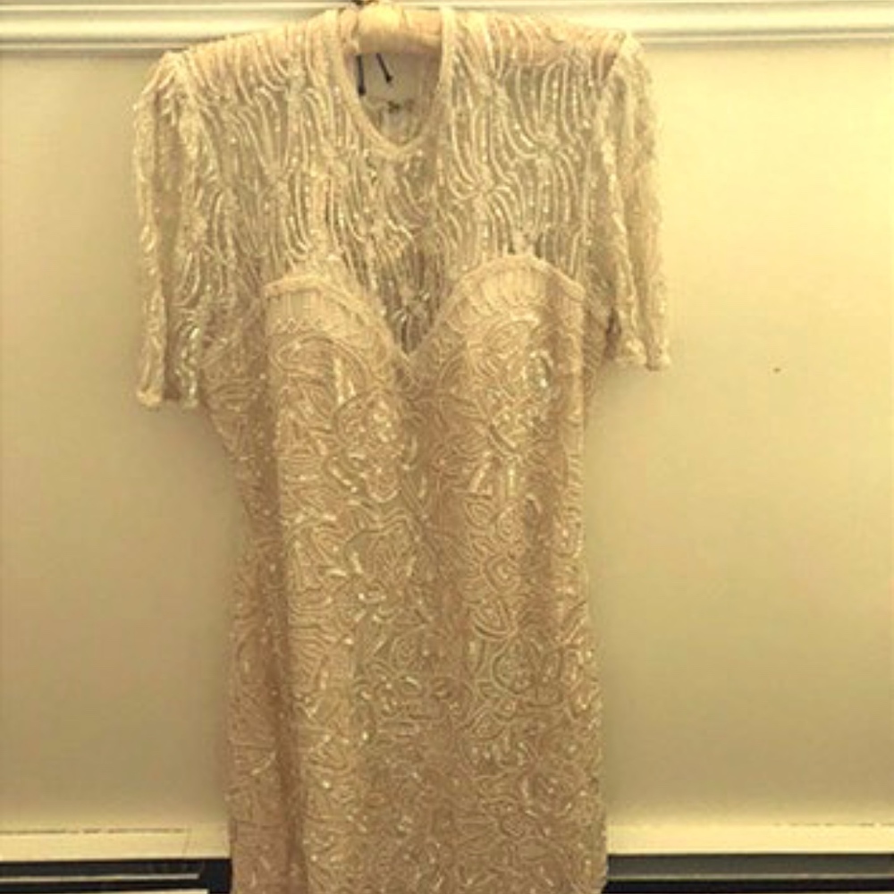 SweeLo White Beaded Dress